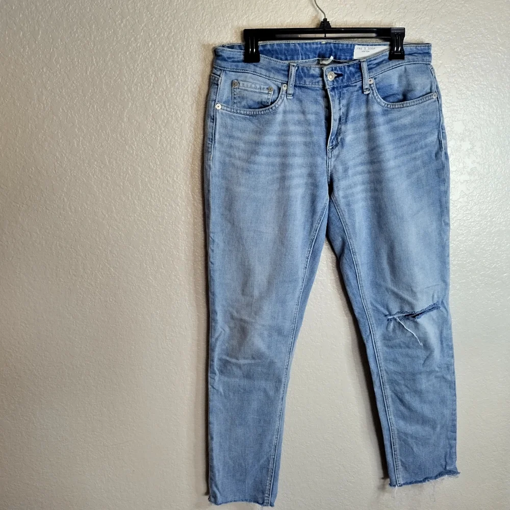 rag & bone dre low rise slim boyfriend jeans Sz 28